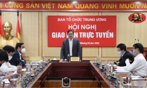 Hội nghị giao ban trực tuyến toàn Ngành Tổ chức xây dựng Đảng quý I-2020